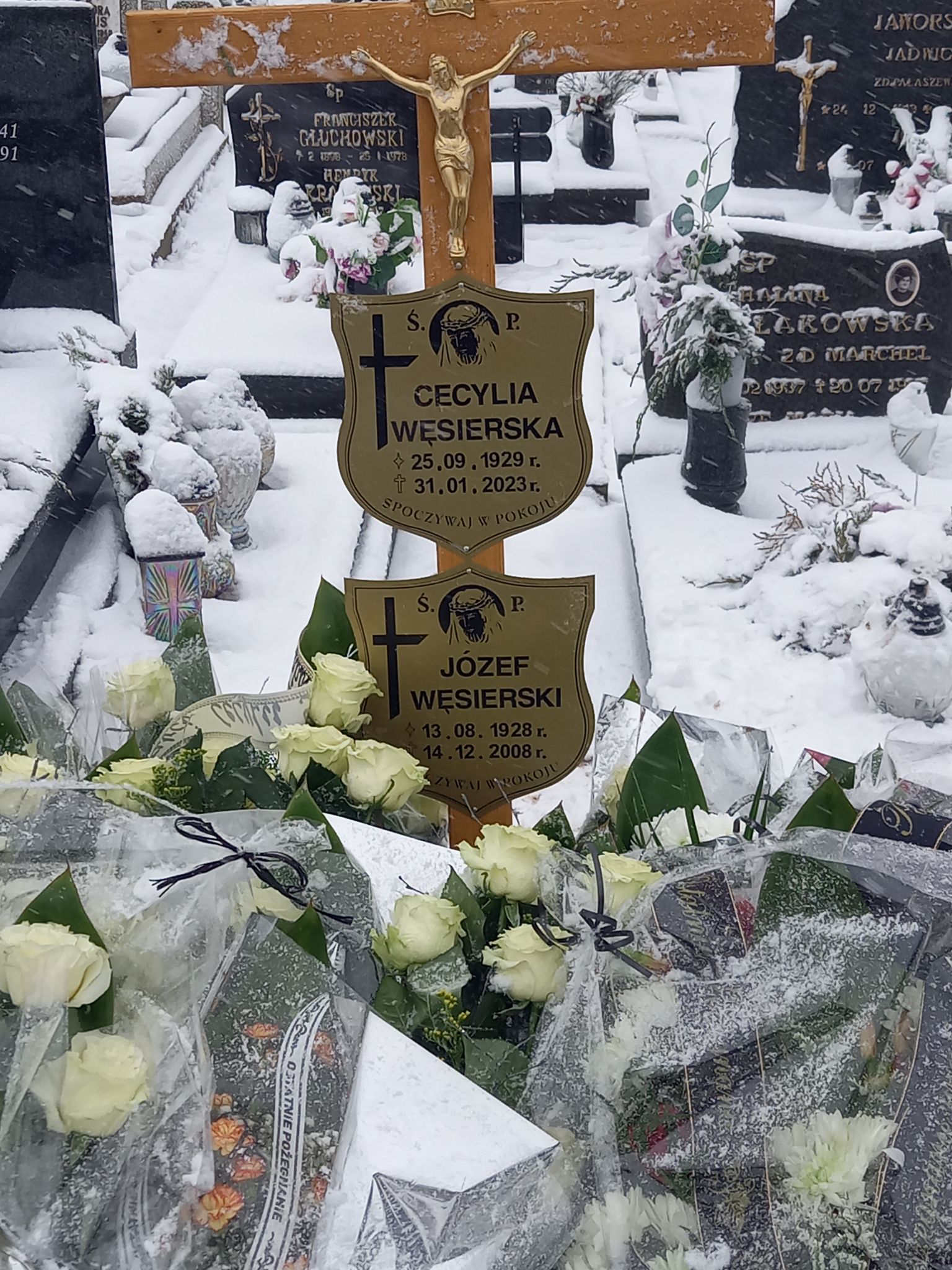 Grób Cecylia Węsierska