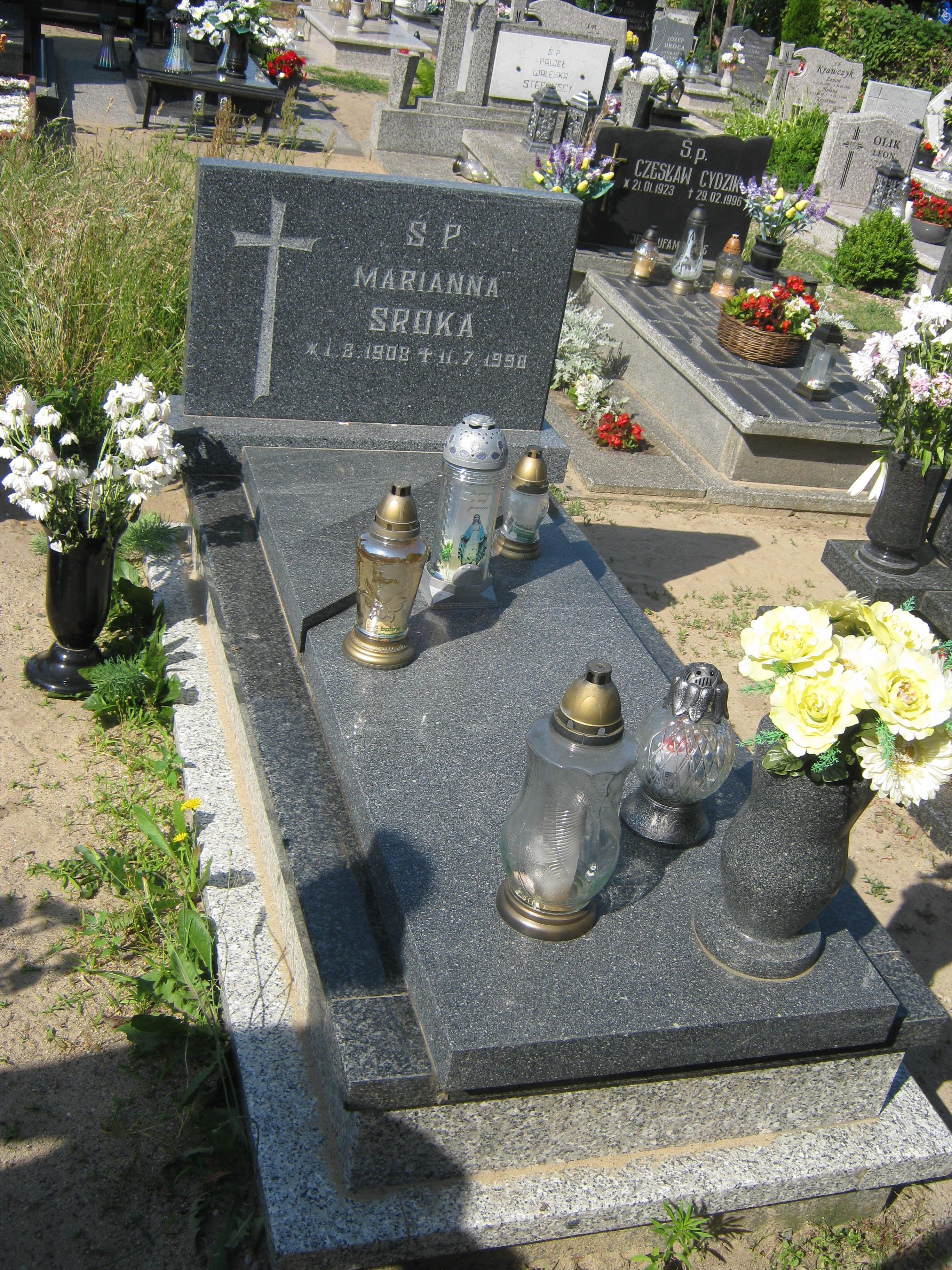 Marianna Sroka 1908 Bytów - Grobonet - Wyszukiwarka osób pochowanych