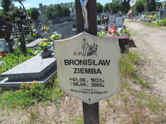 Bronisław Ziemba 1933 Bytów - Grobonet - Wyszukiwarka osób pochowanych