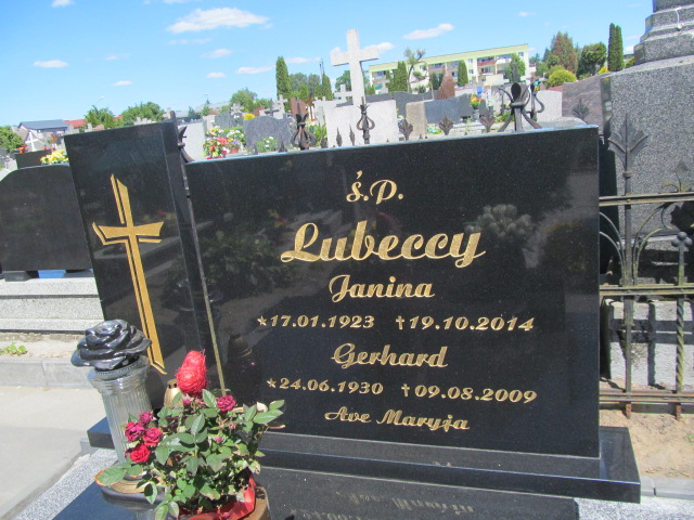 Janina Lubecka  1923 Bytów - Grobonet - Wyszukiwarka osób pochowanych