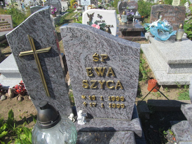 Ewa Szyca 1999 Bytów - Grobonet - Wyszukiwarka osób pochowanych