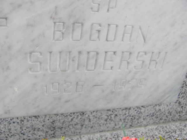 Bogdan Świderski 1926 Bytów - Grobonet - Wyszukiwarka osób pochowanych
