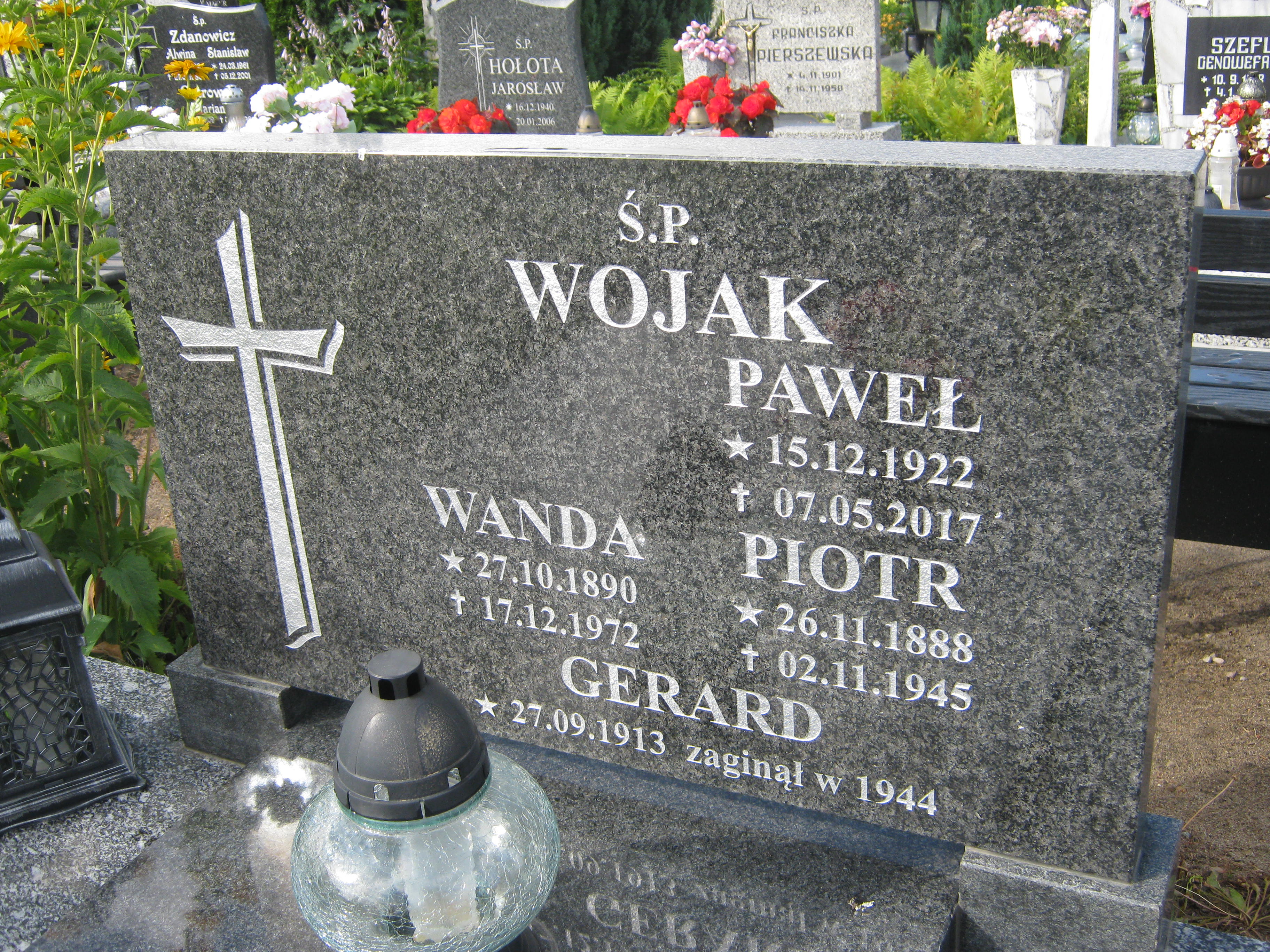 Paweł Wojak 1922 Bytów - Grobonet - Wyszukiwarka osób pochowanych