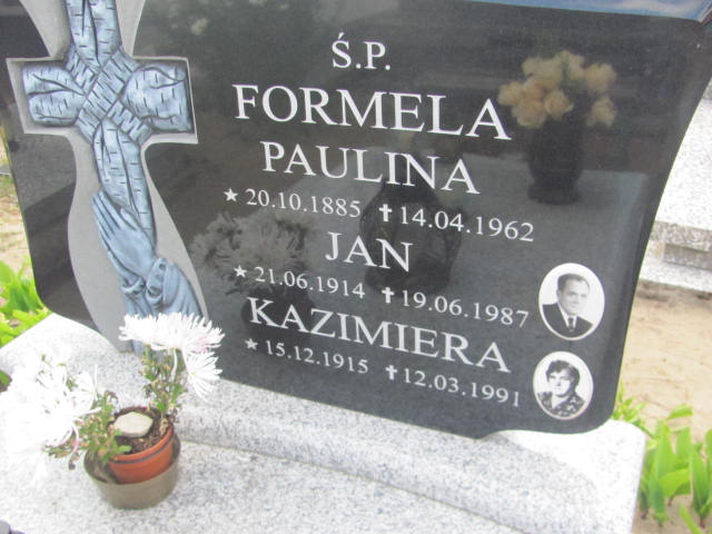 Kazimiera Ewa Formela  1915 Bytów - Grobonet - Wyszukiwarka osób pochowanych