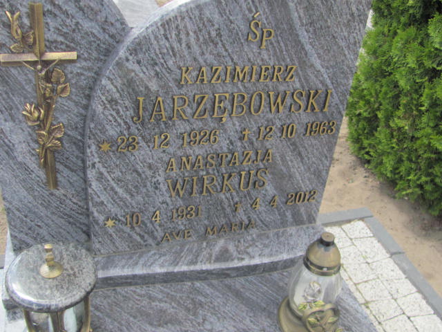 Kazimierz Jarzębowski 1926 Bytów - Grobonet - Wyszukiwarka osób pochowanych