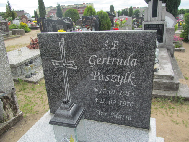 Gertruda Paszylk 1913 Bytów - Grobonet - Wyszukiwarka osób pochowanych