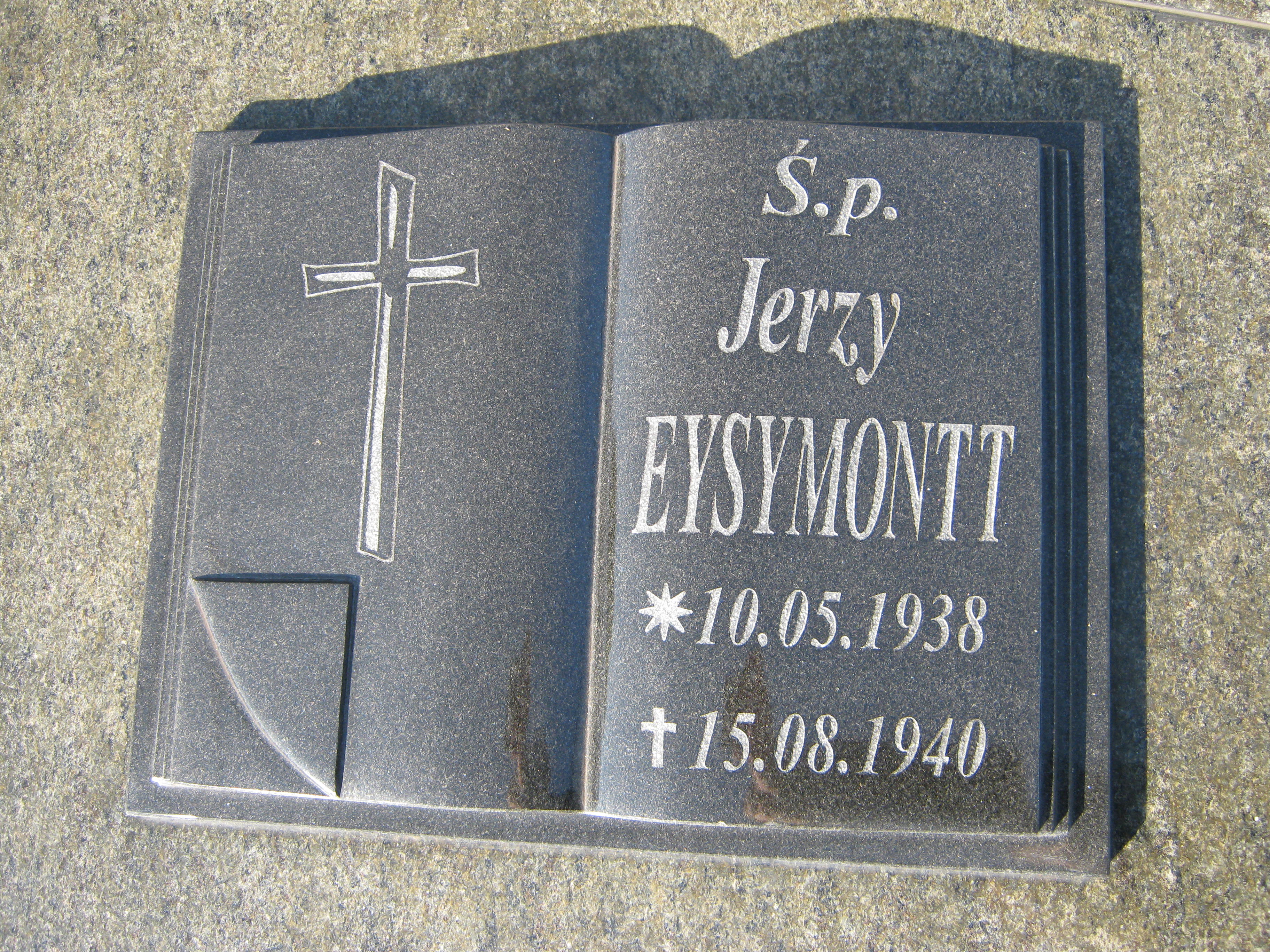 Jerzy Eysymontt 1938 Bytów - Grobonet - Wyszukiwarka osób pochowanych