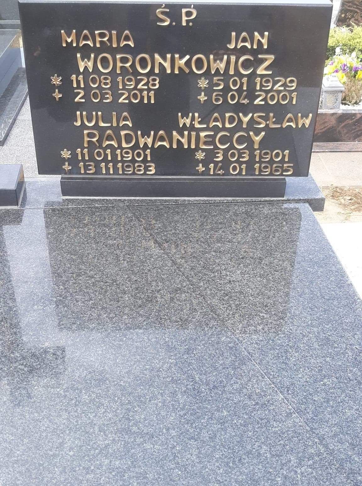 Jan Woronkowicz 1929 Bytów - Grobonet - Wyszukiwarka osób pochowanych