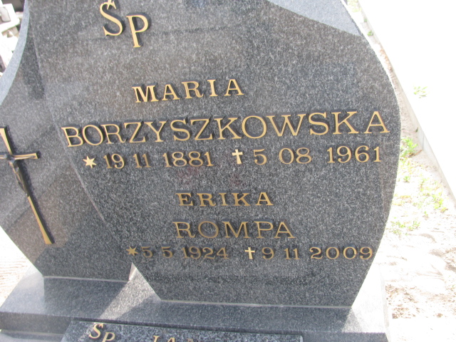 Erika Rompa 1924 Bytów - Grobonet - Wyszukiwarka osób pochowanych