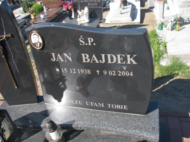 Jan Bajdek 1938 Bytów - Grobonet - Wyszukiwarka osób pochowanych