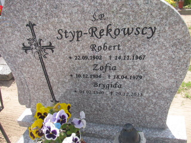 Robert Styp Rekowski 1902 Bytów - Grobonet - Wyszukiwarka osób pochowanych