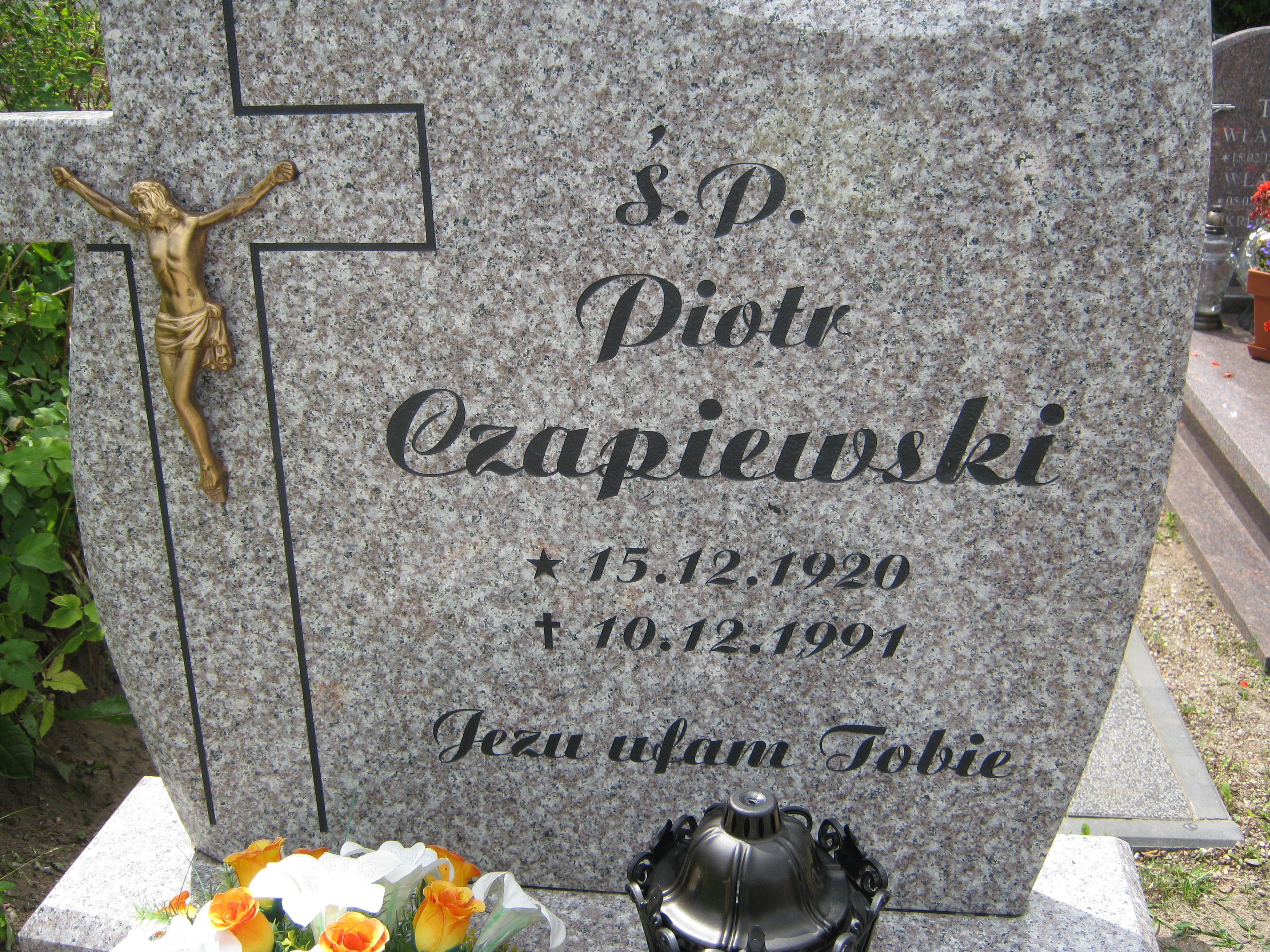 Piotr Czapiewski 1920 Bytów - Grobonet - Wyszukiwarka osób pochowanych