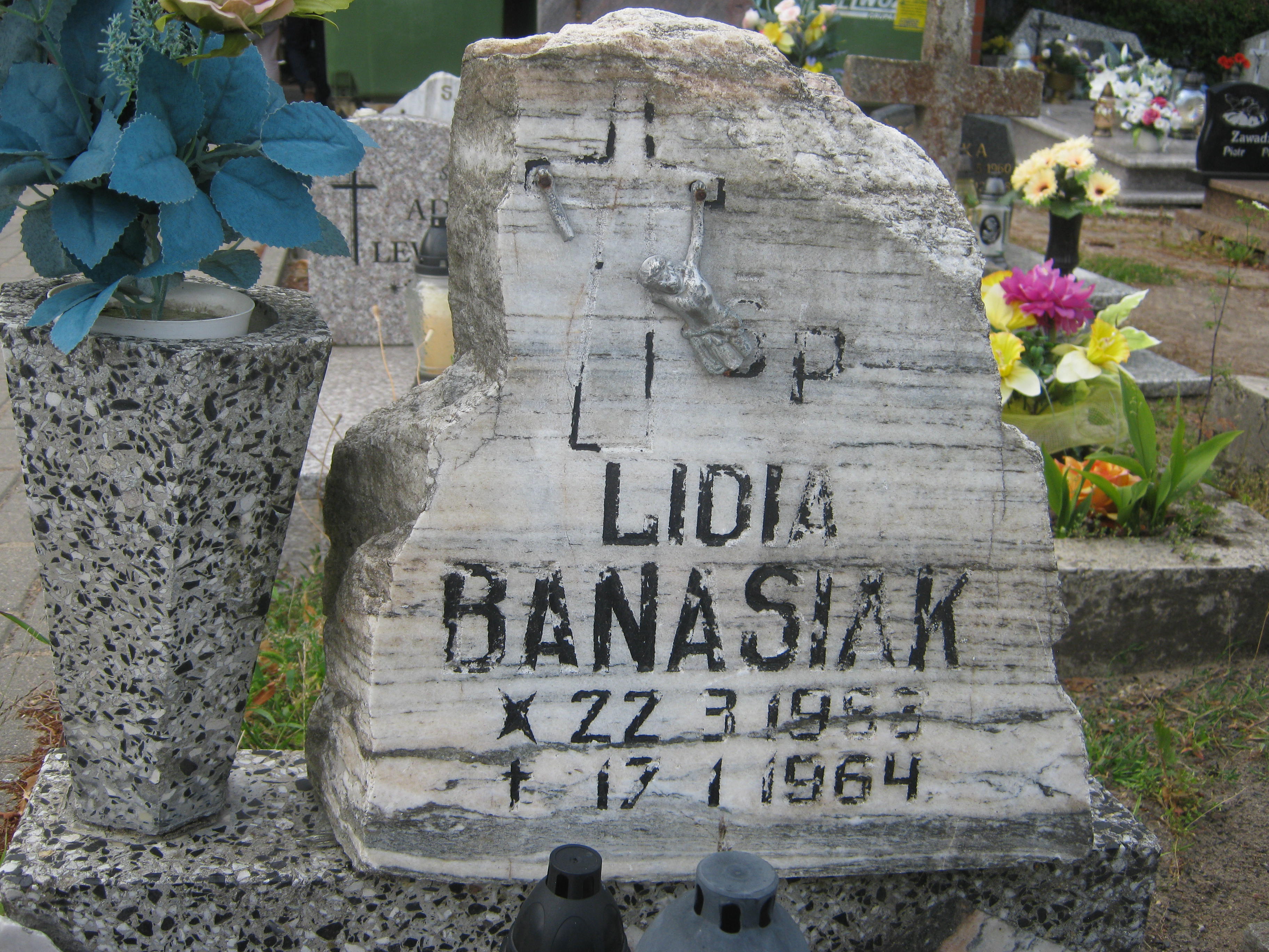 Lidia Banasiak 1963 Bytów - Grobonet - Wyszukiwarka osób pochowanych
