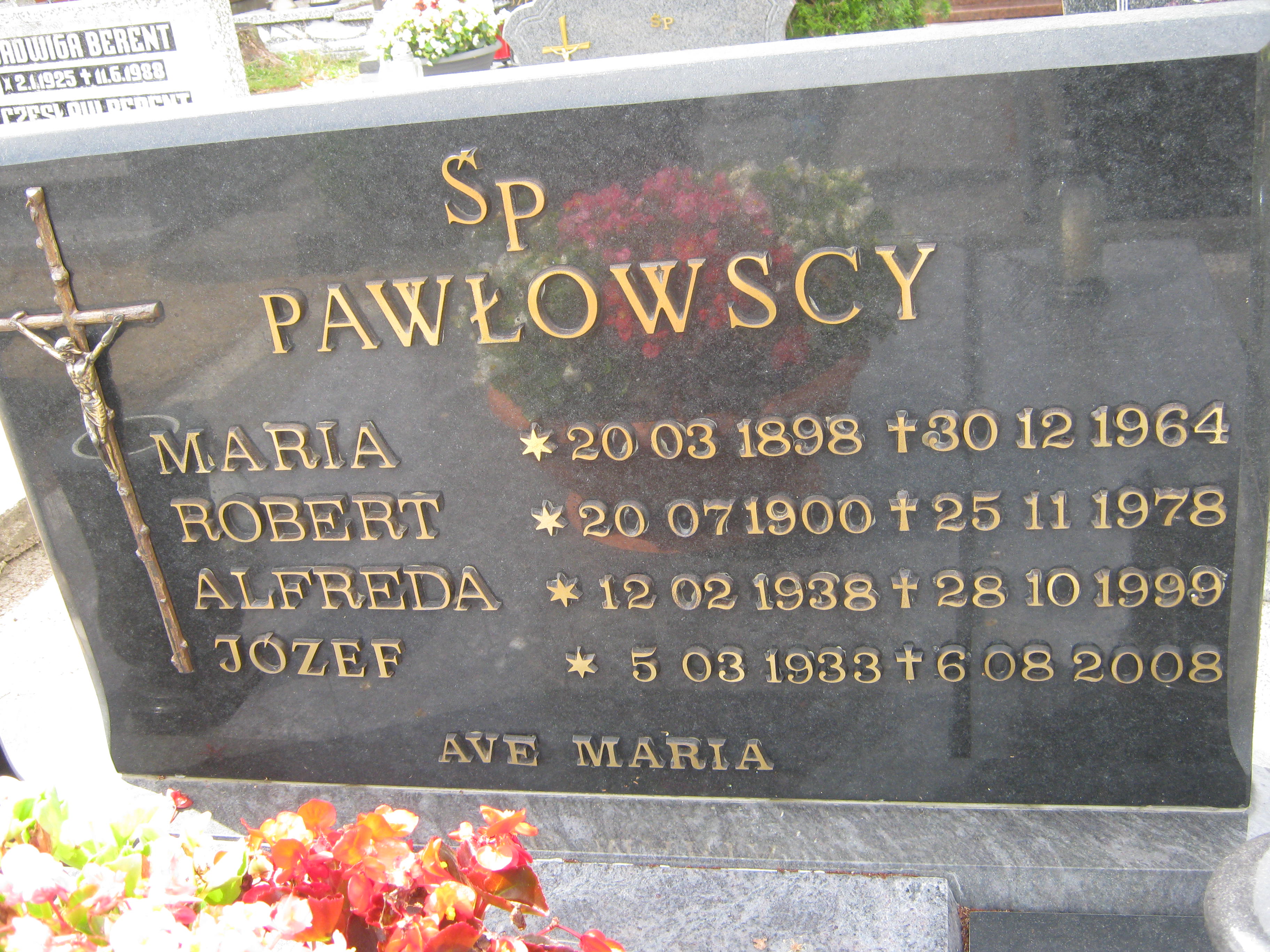 Robert Pawłowski 1900 Bytów - Grobonet - Wyszukiwarka osób pochowanych