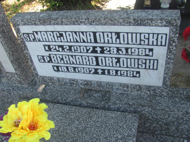 Grób Bernard Orłowski