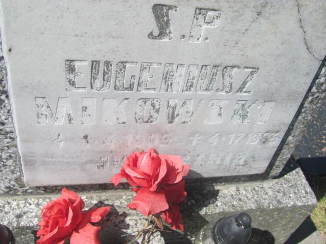 Eugeniusz Mikowski 1905 Bytów - Grobonet - Wyszukiwarka osób pochowanych