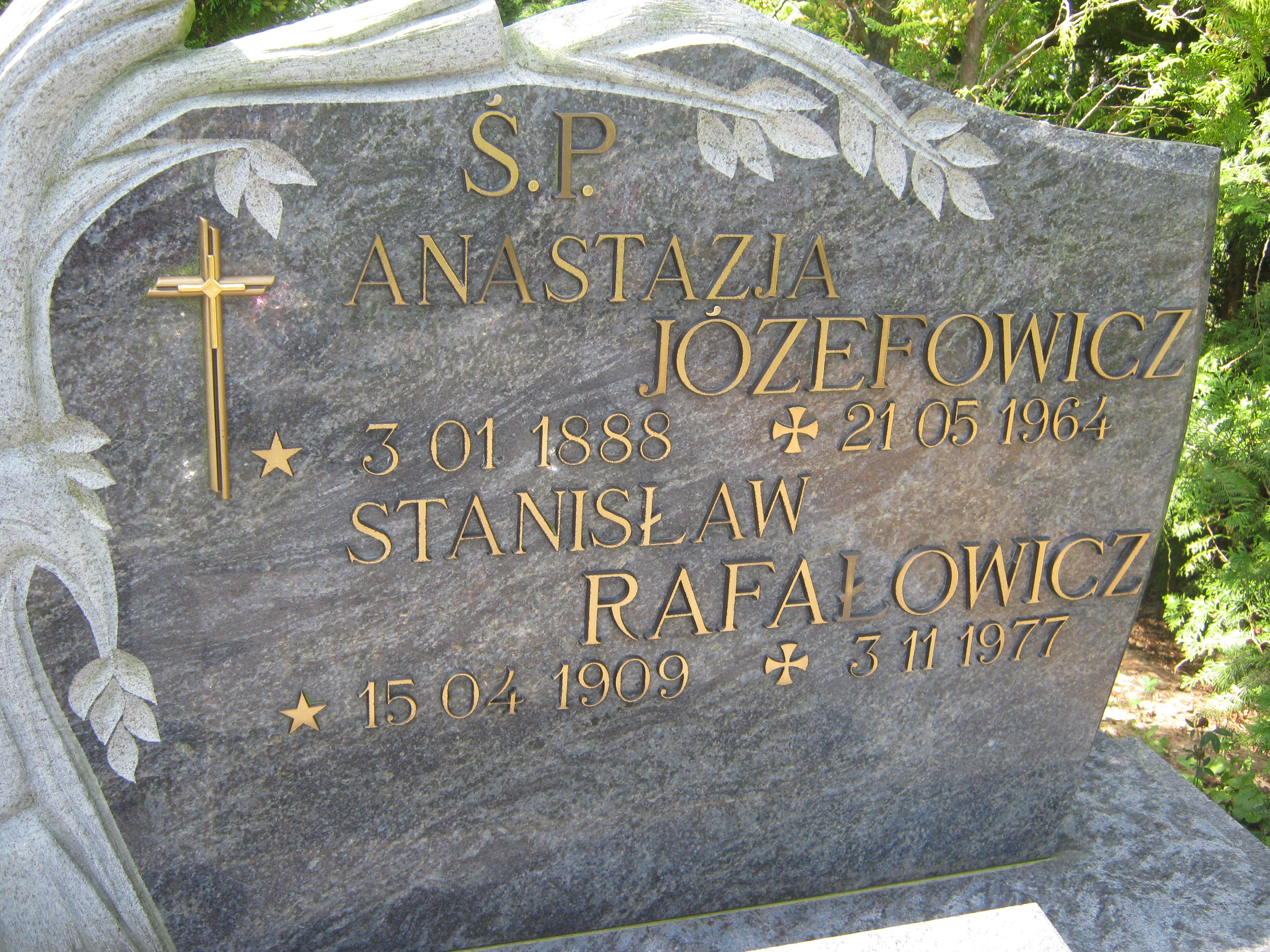 Anastazja Józefowicz 1888 Bytów - Grobonet - Wyszukiwarka osób pochowanych