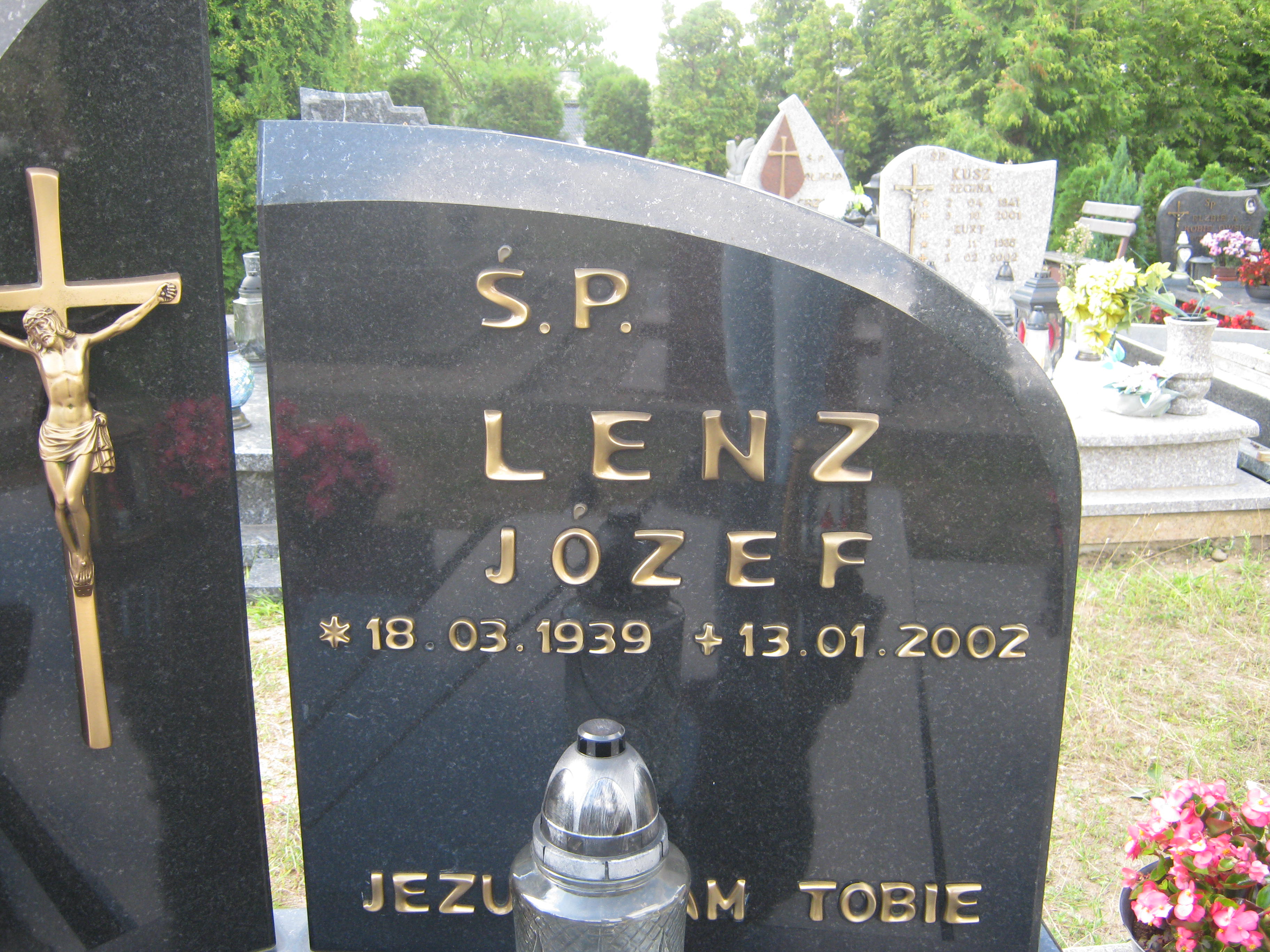 Józef Lenz 1939 Bytów - Grobonet - Wyszukiwarka osób pochowanych