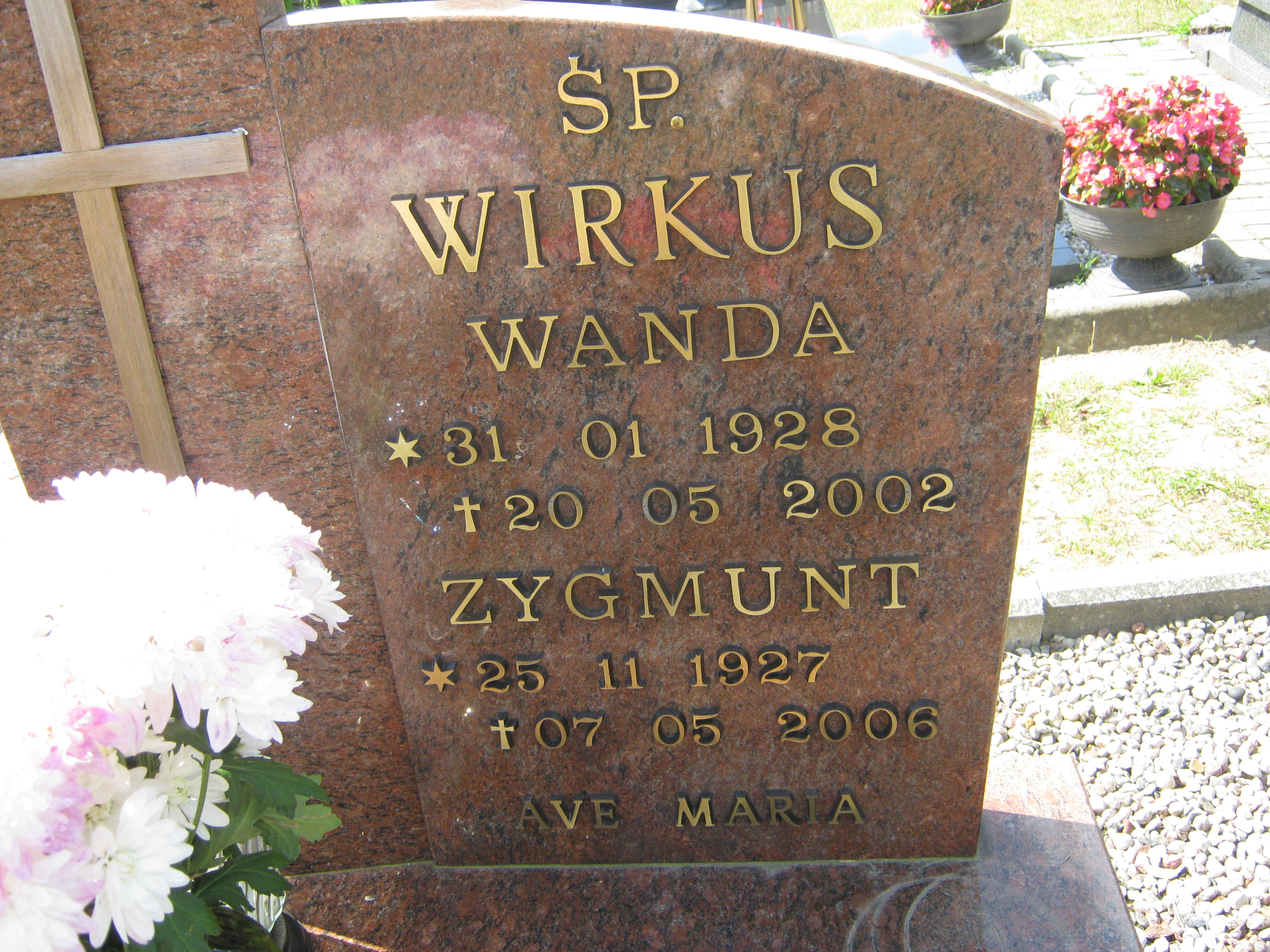Grób Wanda Wirkus