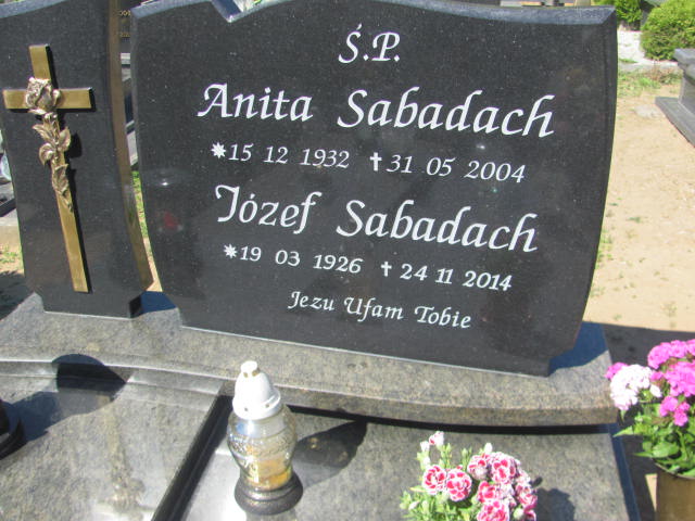 Anita Sabadach 1932 Bytów - Grobonet - Wyszukiwarka osób pochowanych