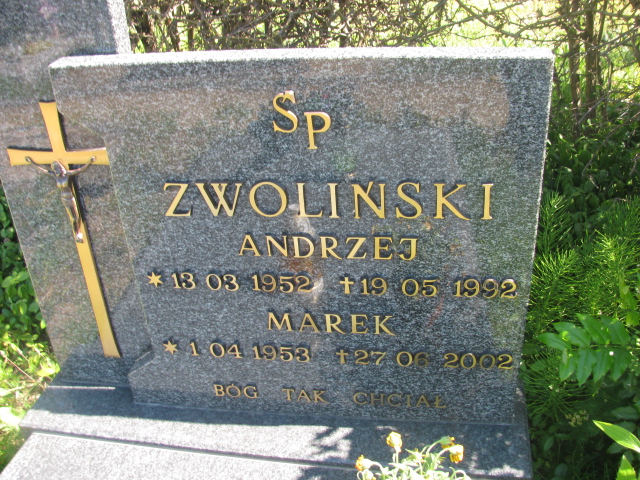 Marek Zwoliński 1953 Bytów - Grobonet - Wyszukiwarka osób pochowanych