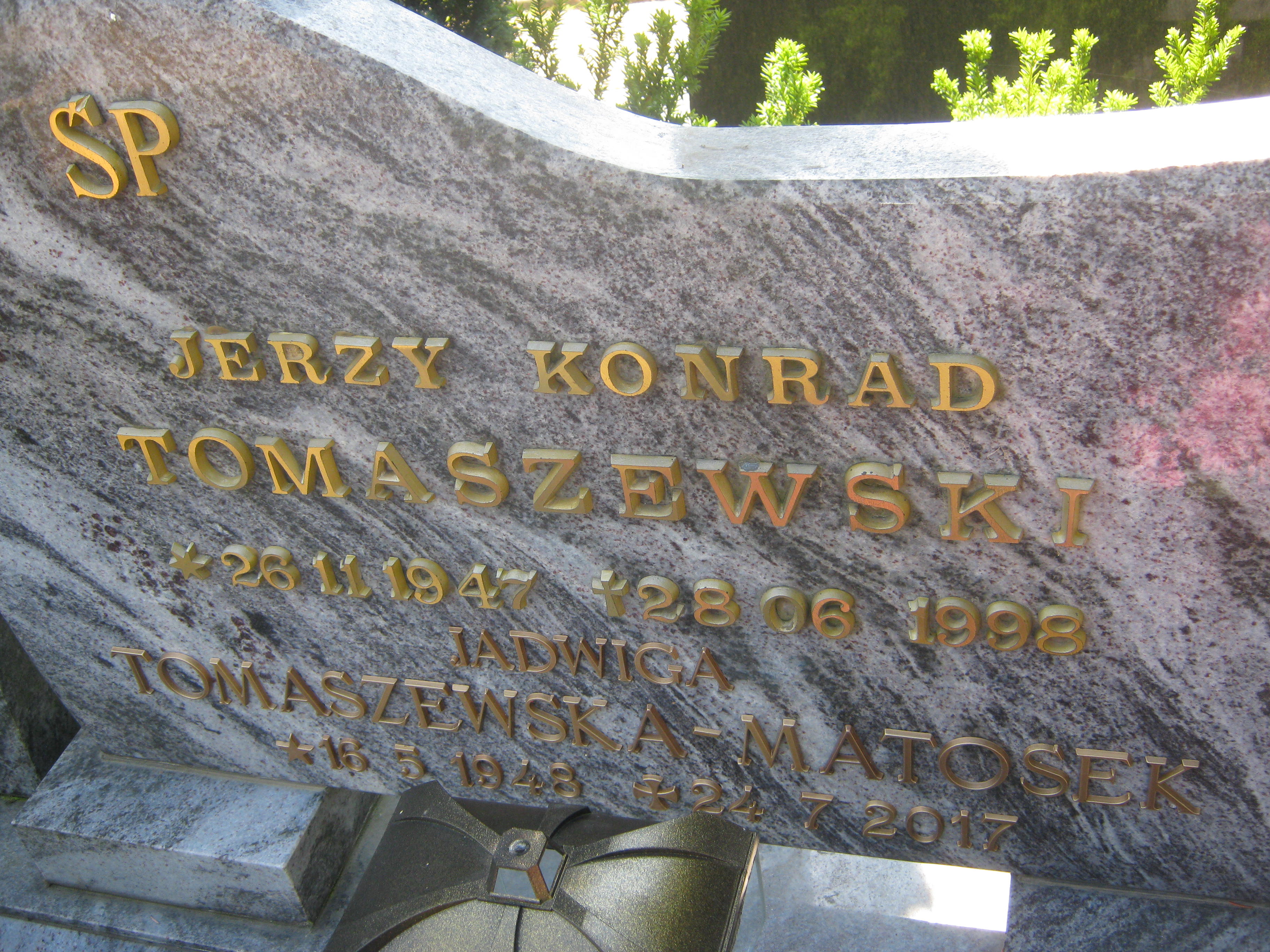 Jerzy Tomaszewski 1947 Bytów - Grobonet - Wyszukiwarka osób pochowanych