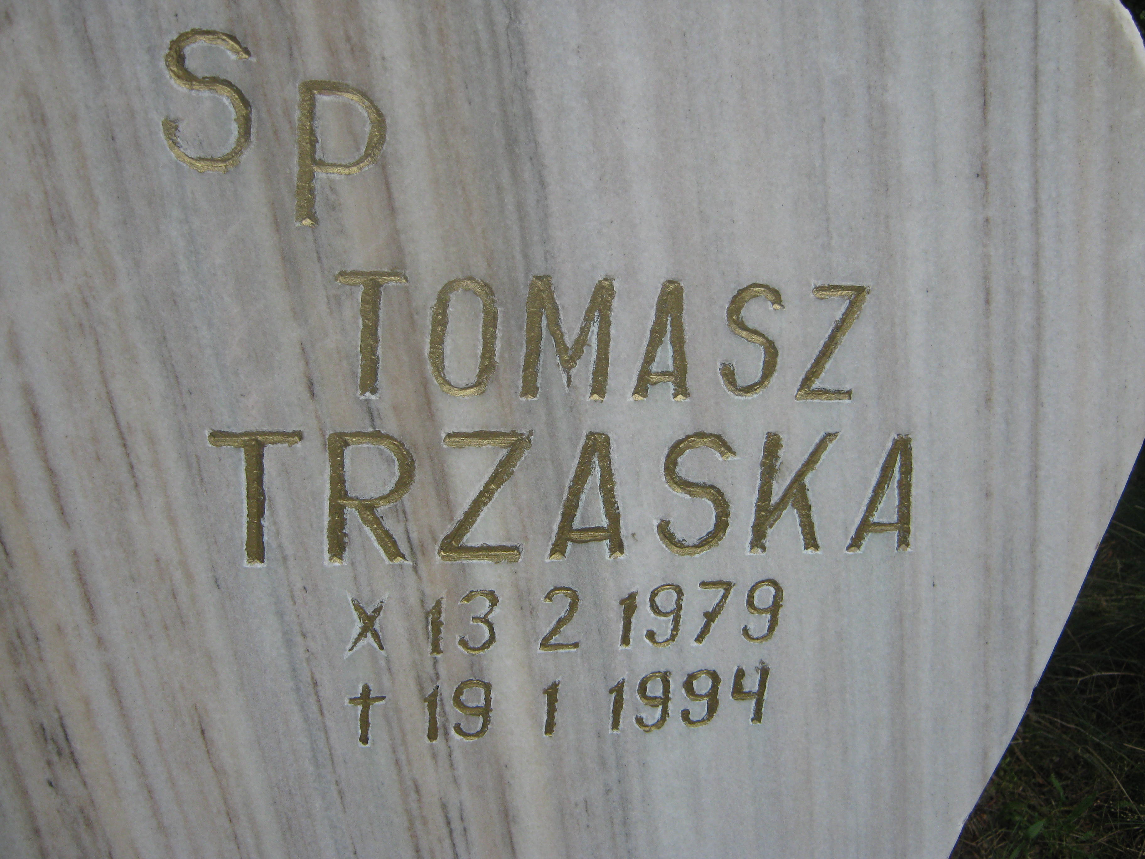 Tomasz Trzaska 1979 Bytów - Grobonet - Wyszukiwarka osób pochowanych