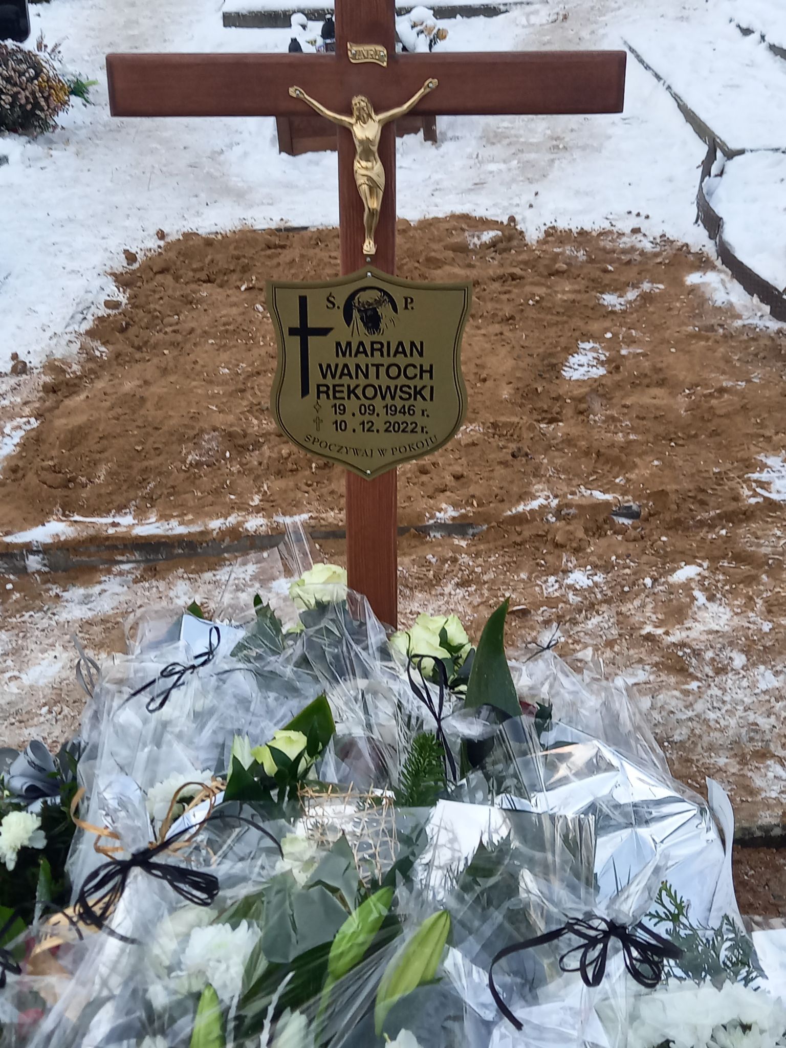 Grób Marian Wantoch Rekowski