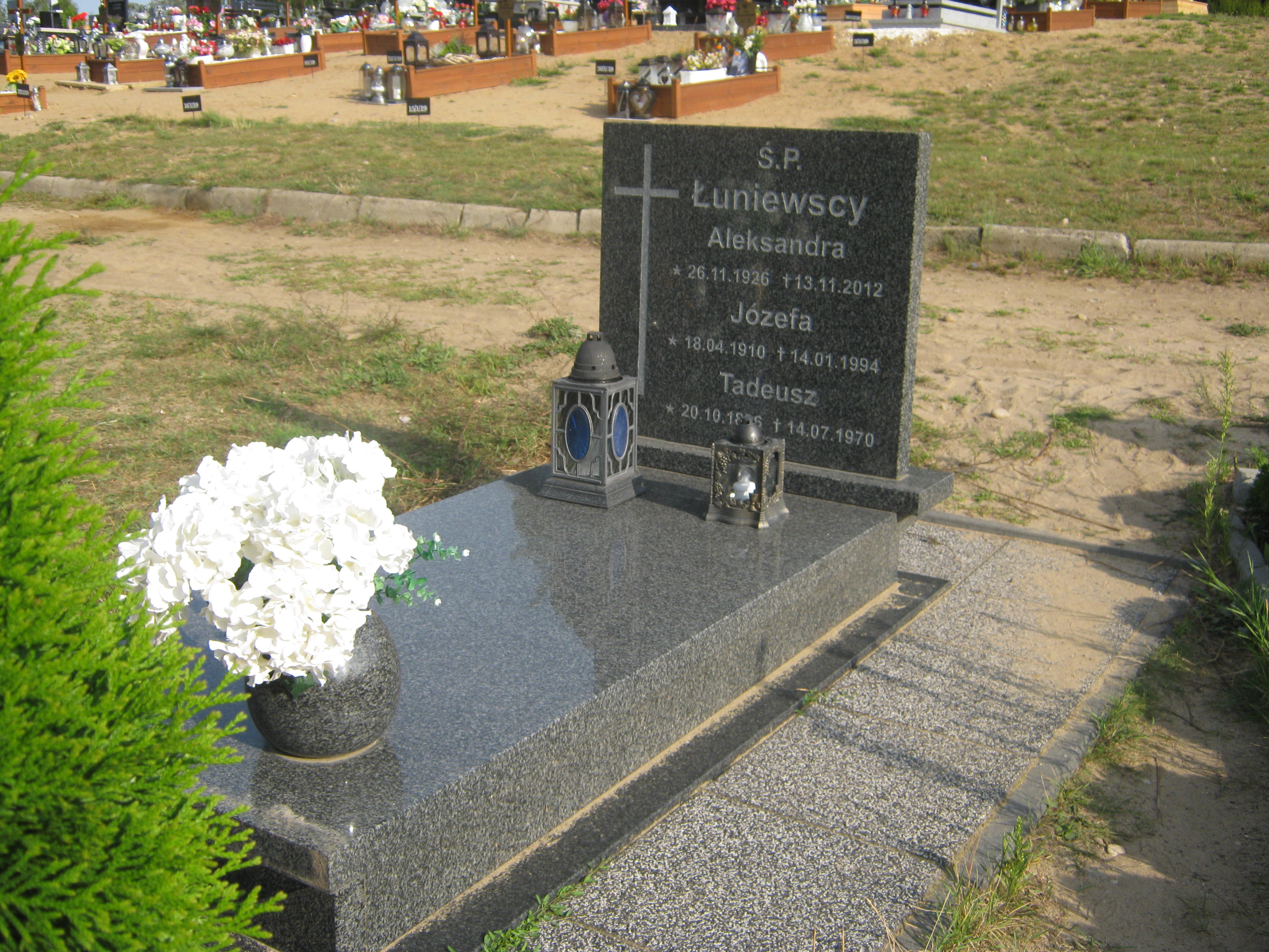 Aleksandra Łuniewska 1926 Bytów - Grobonet - Wyszukiwarka osób pochowanych