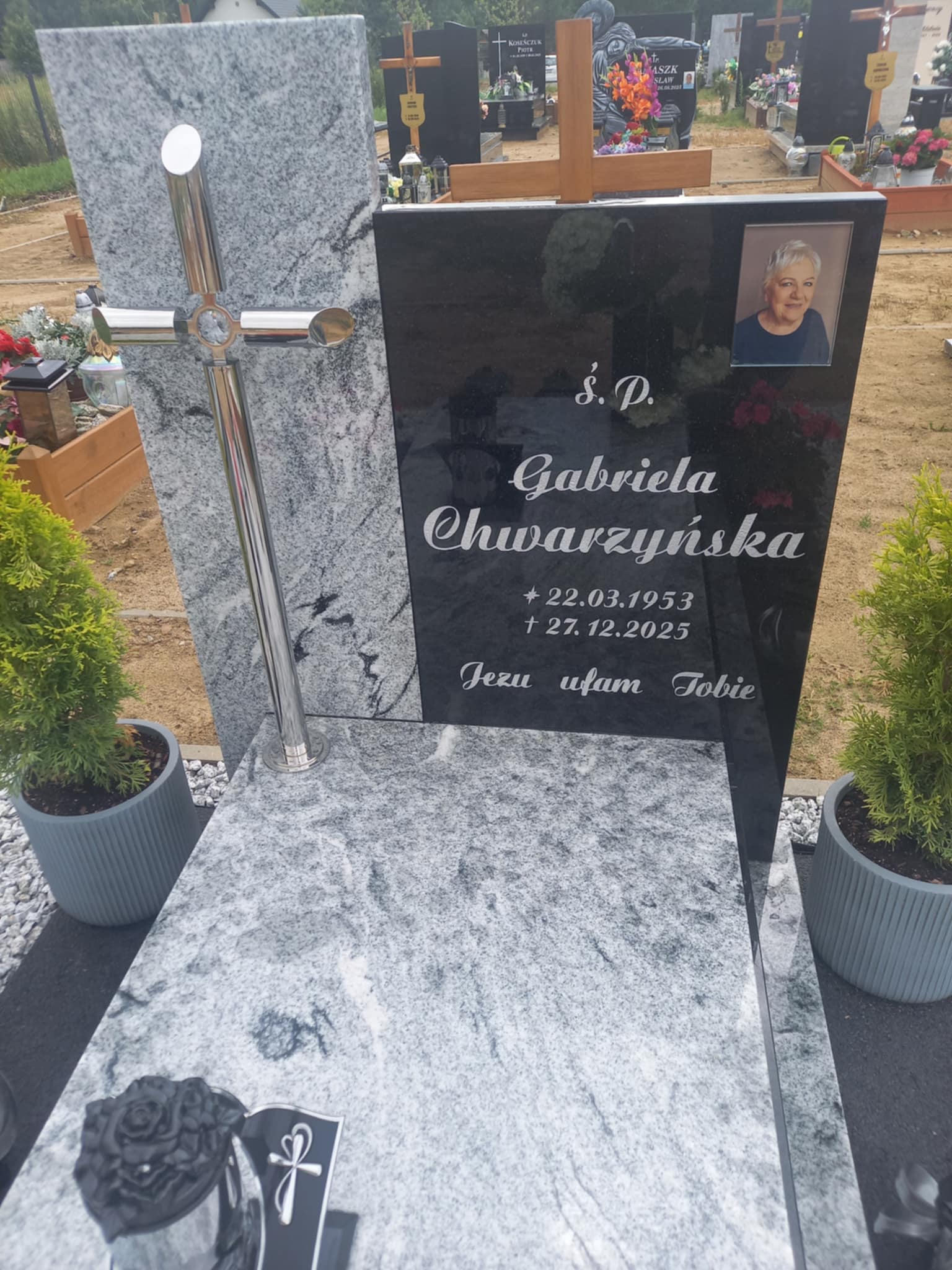 Gabriela Chwarzyńska 1953 Bytów - Grobonet - Wyszukiwarka osób pochowanych